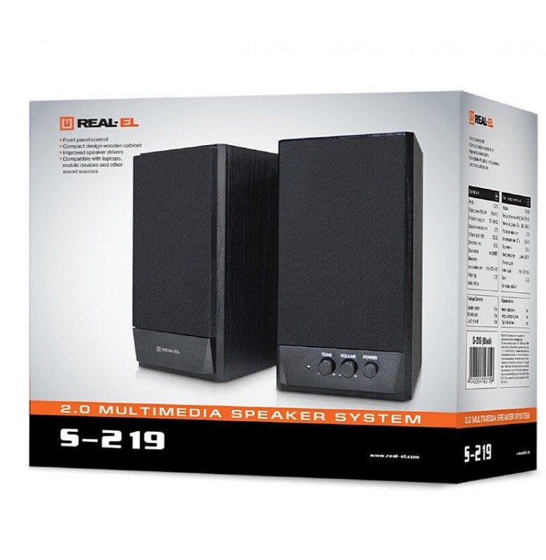 Акустическая система REAL-EL S-219 Black