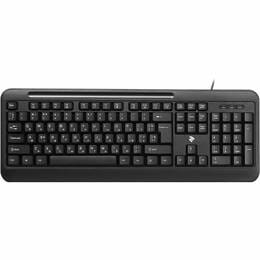 Клавиатура 2E KM1040 Ukr (2E-KM1040UB) Black USB