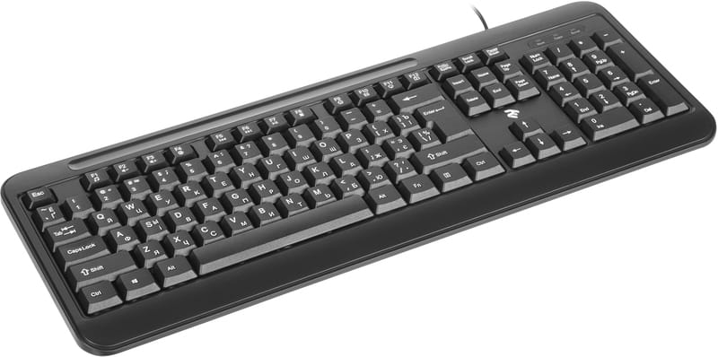 Клавиатура 2E KM1040 Ukr (2E-KM1040UB) Black USB