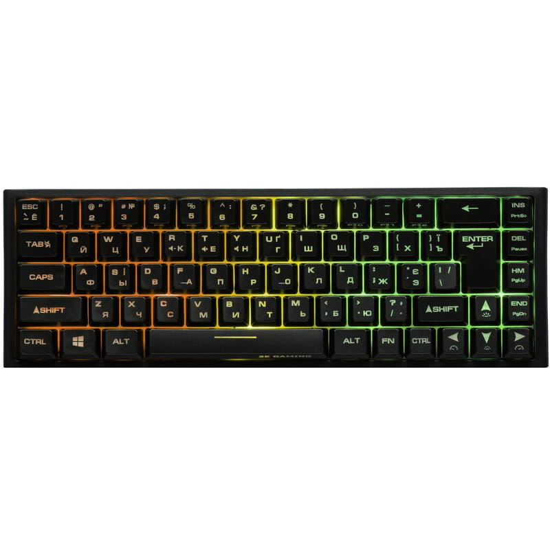 Клавиатура беспроводная 2E Gaming KG360UBK RGB Black (2E-KG360UBK)