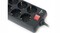 Фото - Фильтр питания REAL-EL RS-8 Protect 5м Black (EL122300024) | click.ua