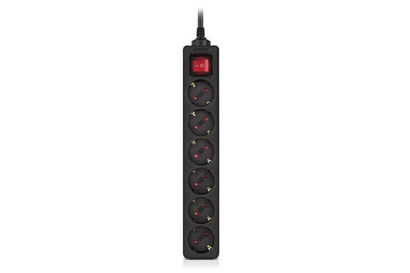 Фильтр питания REAL-EL RS-6 Protect M 1.8м Black (EL122300032)