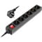 Фото - Фільтр живлення REAL-EL RS-6 Protect M 1.8м Black (EL122300032) | click.ua