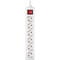 Фото - Фільтр живлення REAL-EL RS-6 Protect M 3м White (EL122300033) | click.ua