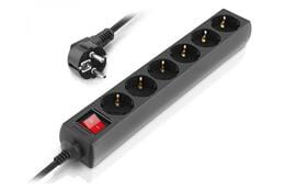 Купить Фильтр питания REAL-EL RS-6 Protect M 5м Black (EL122300036) Фильтр питания REAL-EL RS-6 Protect M 5м Black (EL122300036)