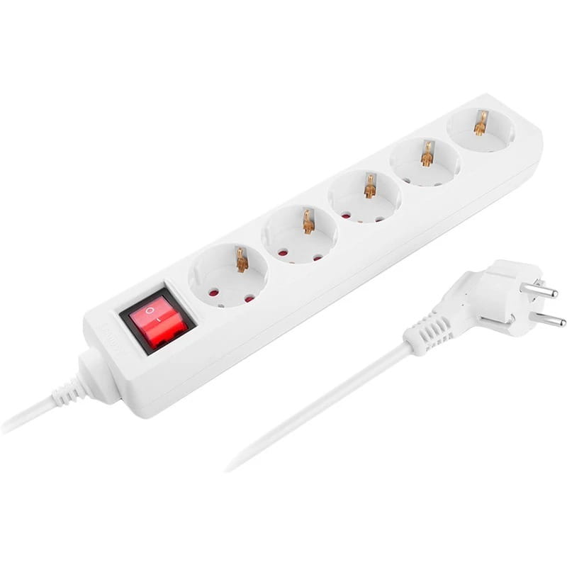 Фильтр питания REAL-EL RS-Protect M 1.8м White (EL122300025)