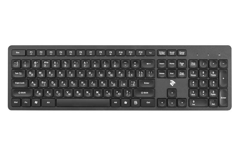 Комплект (клавіатура, мишка) бездротовий 2E MK420 (2E-MK420WB) Black