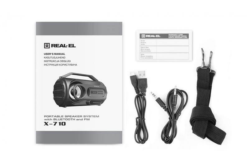 Акустическая система REAL-EL X-710 Black