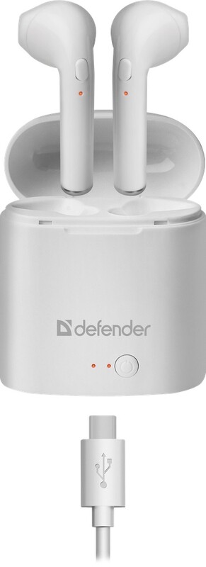 Bluetooth-гарнитура Defender Twins 630 TWS White (63630)