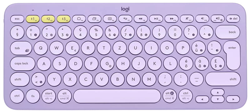 Клавиатура беспроводная Logitech K380 Multi-Device Bluetooth Lavender Lemonade (920-011166)