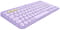 Фото - Клавіатура бездротова Logitech K380 Multi-Device Bluetooth Lavender Lemonade (920-011166) | click.ua