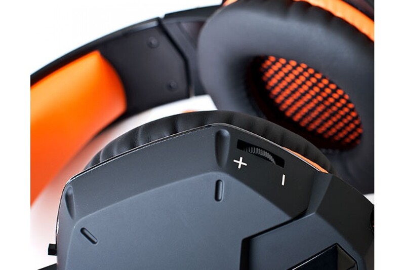 Гарнитура REAL-EL GDX-7700 Black/Orange