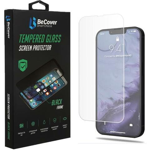 Фото - Защитное стекло / пленка Becover Захисне скло  для Apple iPhone 14 Crystal Clear Glass 3D  7 (708084)