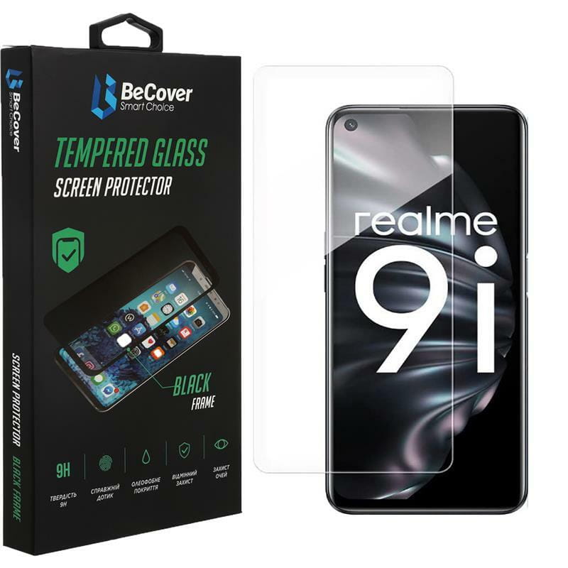 Захисне скло BeCover для Realme 9i Crystal Clear Glass 3D (708128)