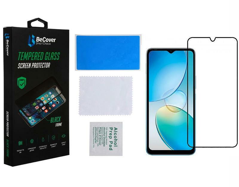 Защитное стекло BeCover для Infinix Note 12 (X663D) Black (708142)