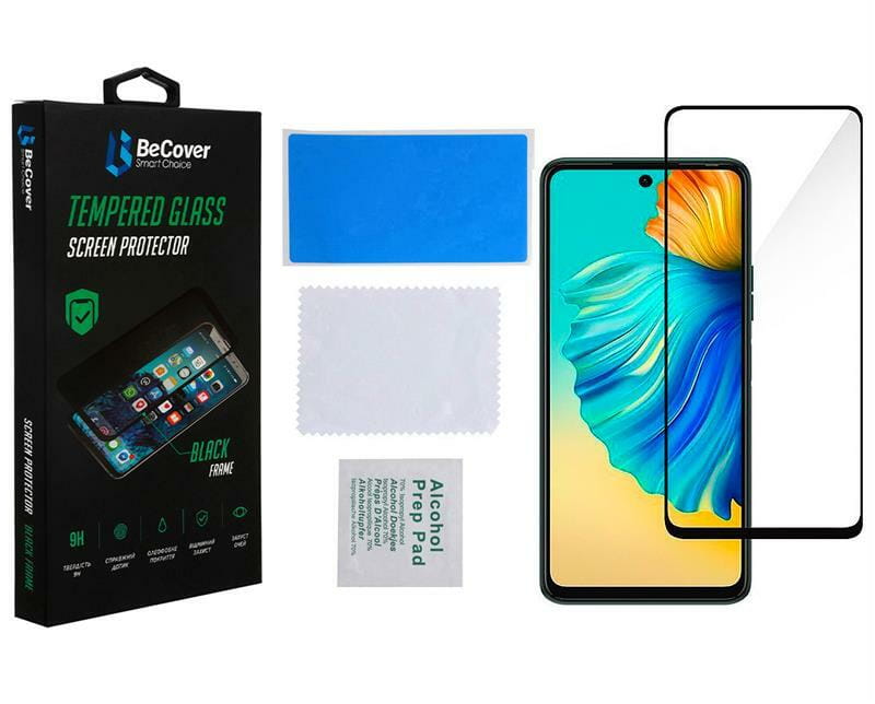 Защитное стекло BeCover для Tecno Camon 19 (CI6n)/19 Neo (CH6i)/19 Pro (CI8n) Black (708162)