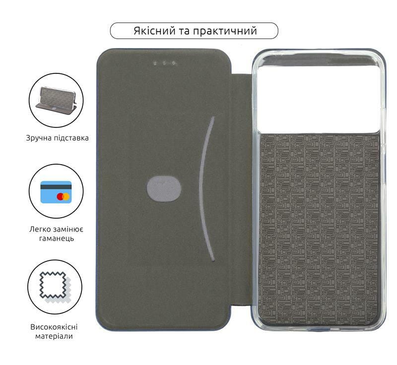 Чехол-книжка Armorstandart G-Case для Xiaomi Poco M5 Blue (ARM62966)