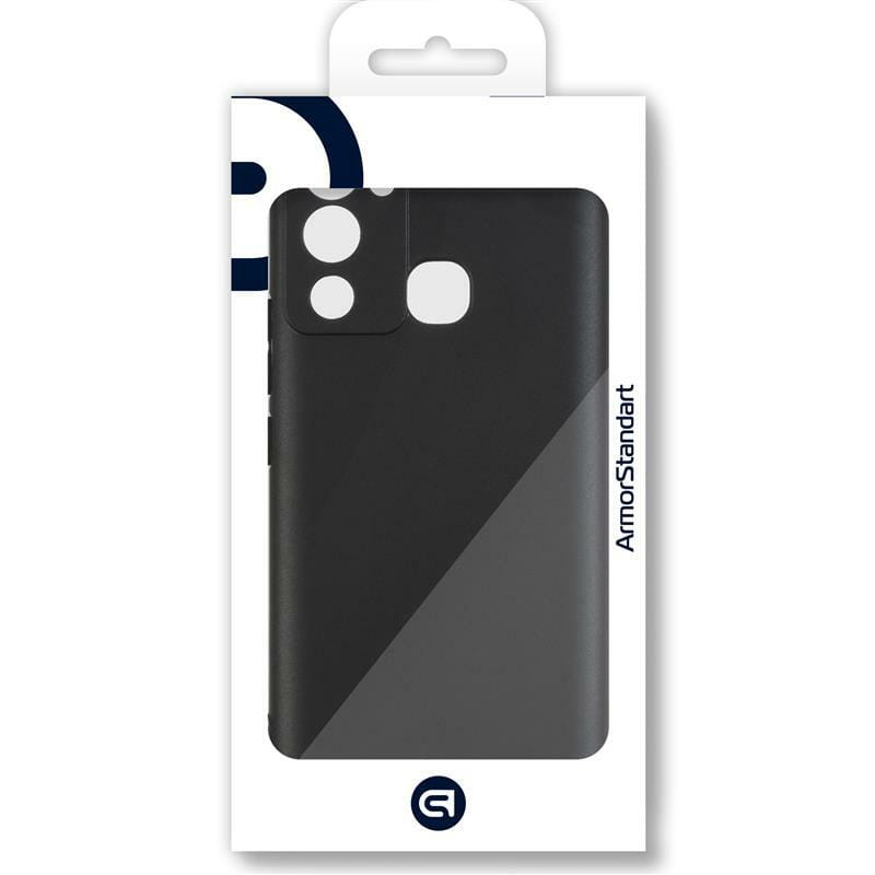 Чехол-накладка Armorstandart Matte Slim Fit для Infinix Hot 12i 4G (X665B) Camera cover Black (ARM62270)
