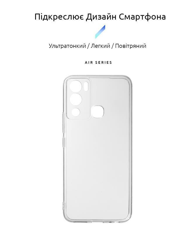Чехол-накладка Armorstandart Air для Infinix Hot 12i 4G (X665B) Camera cover Transparent (ARM62266)