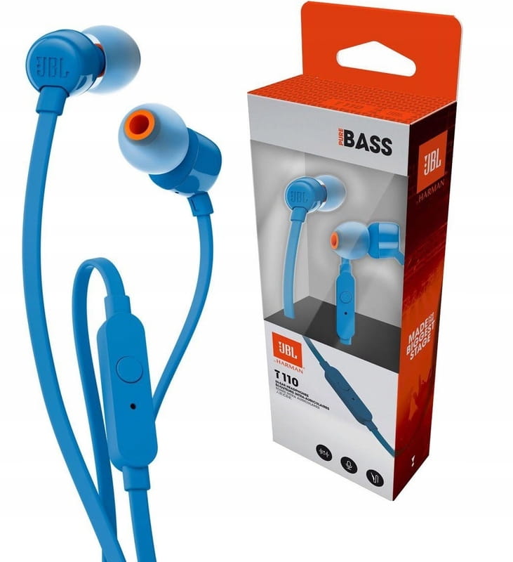 Гарнітура JBL T110 Blue (JBLT110BLU)