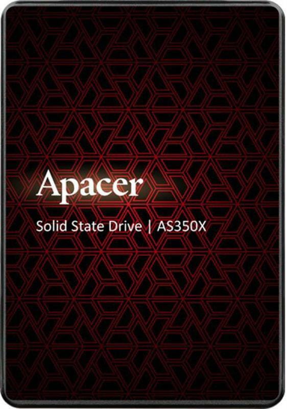 Накопичувач SSD  512GB Apacer AS350X 2.5" SATAIII 3D SLC (AP512GAS350XR-1)
