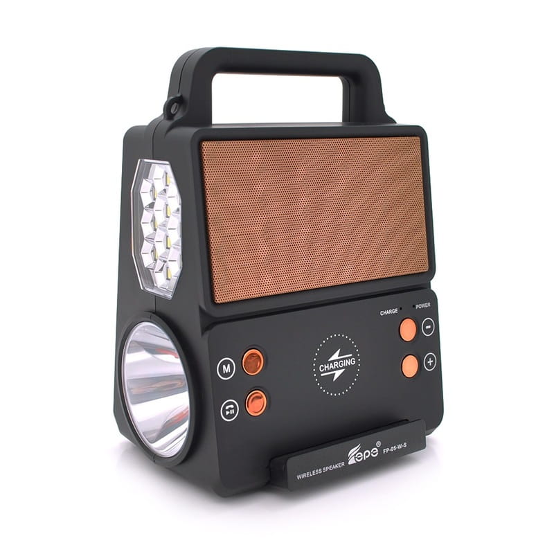 Переносной фонарь Voltronic Kensa FP-05-W-S-L+Solar+Bluetooth-колонка (KENSA FP-05-W-S-L/28996)