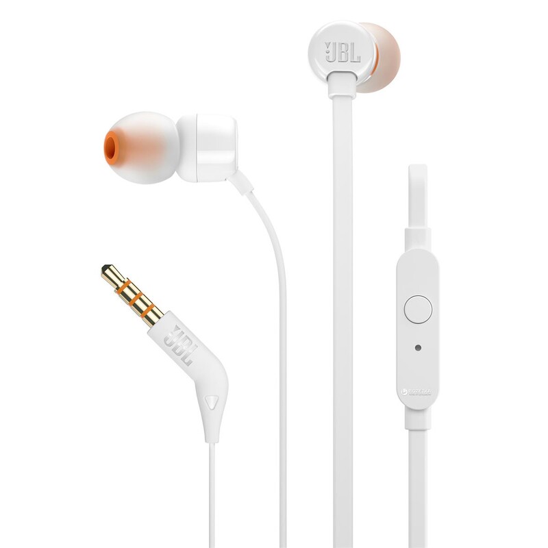 Гарнітура JBL T110 White (JBLT110WHT)