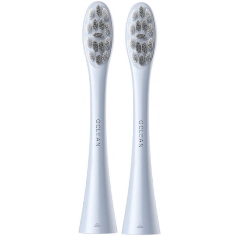 Насадка для зубної електрощітки Oclean P1C9 Plaque Control Brush Head Silver 2 шт (6970810552812)