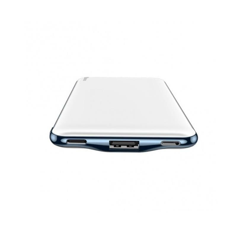 Універсальна мобільна батарея Baseus Simbo 10000mAh Fast Charge, USB, White (Simbo/29505)