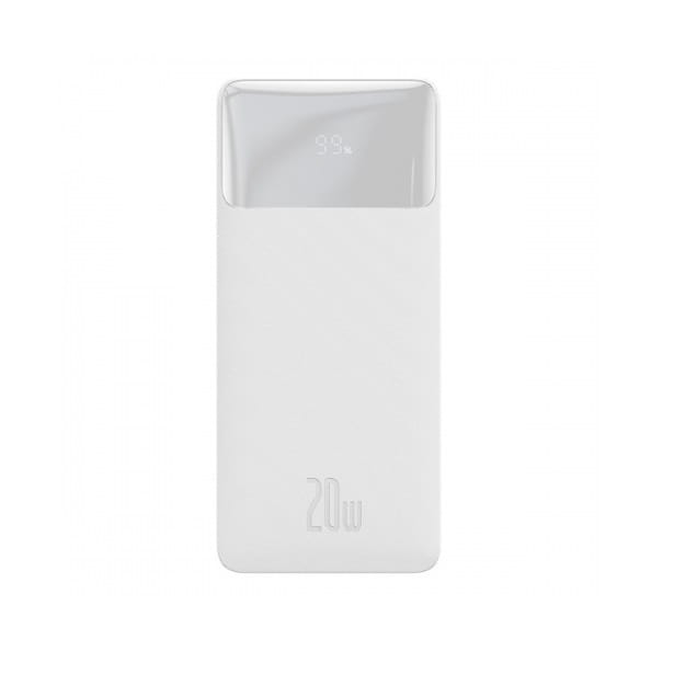 Универсальная мобильная батарея Baseus Bipow 20000mAh, 20W, White (PPBD20K/29492)