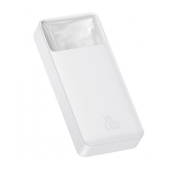 Универсальная мобильная батарея Baseus Bipow 20000mAh, 20W, White (PPBD20K/29492)