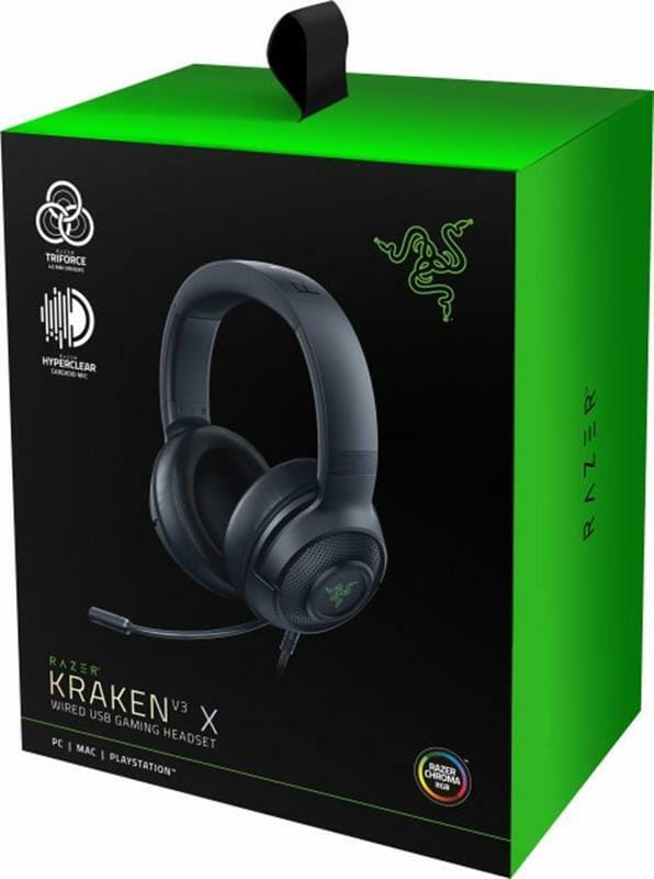Гарнитура Razer Kraken V3 X USB (RZ04-03750300-R3M1)