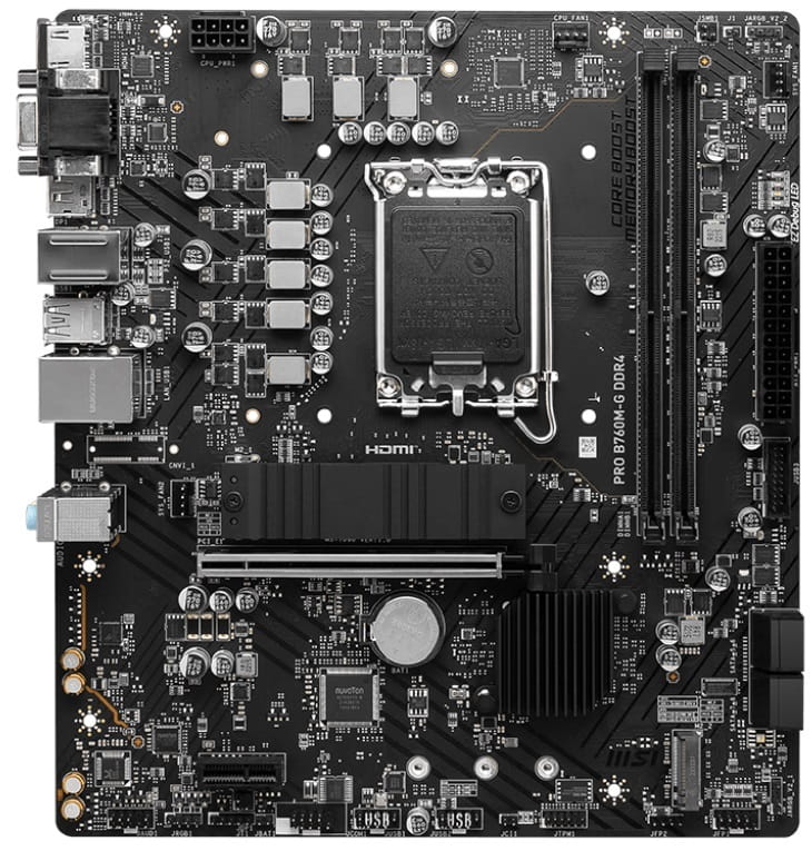 Материнская плата MSI Pro B760M-G DDR4 Socket 1700