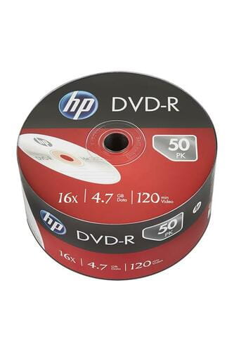 Фото - Оптичний диск HP Диски DVD-R   4.7GB 16x, без шпинделя, 50 шт 69303 /D (69303 /DME00070-3)