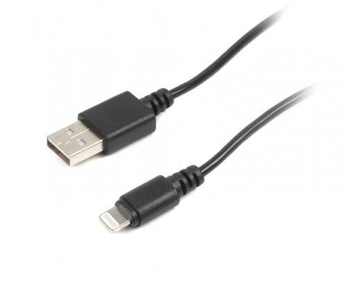 Photos - Cable (video, audio, USB) Cablexpert Кабель  USB - Lightning (M/M), 1 м, Black  CC-U (CC-USB2-AMLM-1M)