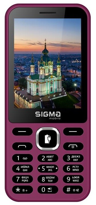 Мобильный телефон Sigma mobile X-style 31 Power Type-C Dual Sim Purple