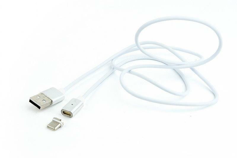 Кабель Cablexpert USB - USB Type-C (M/M), 1 м, белый (CC-USB2-AMUCMM-1M)