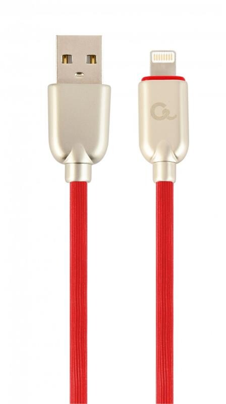 Кабель Cablexpert (CC-USB2R-AMLM-1M-R) USB 2.0 A - Lightning, 1м, червоний