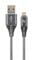 Фото - Кабель Cablexpert USB - micro USB (M/M), преміум, 1 м, сірий (CC-USB2B-AMmBM-1M-WB2) | click.ua