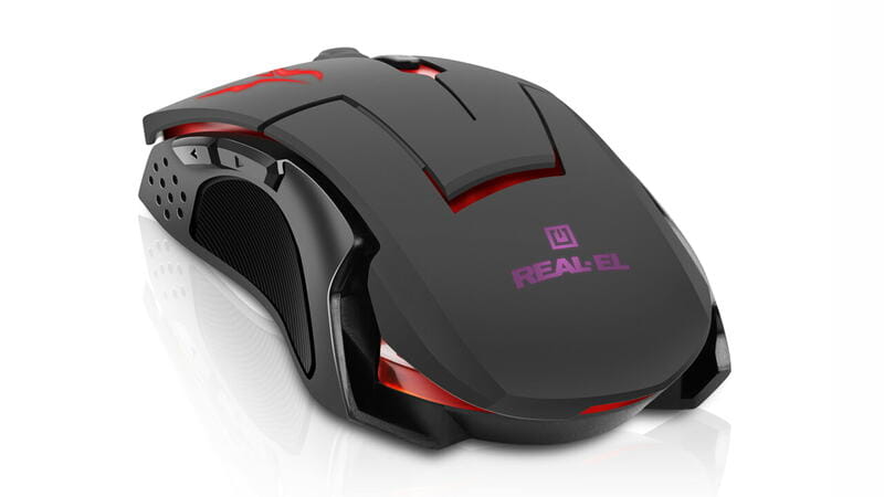 Мышь REAL-EL RM-520 Gaming Black (EL123200020)