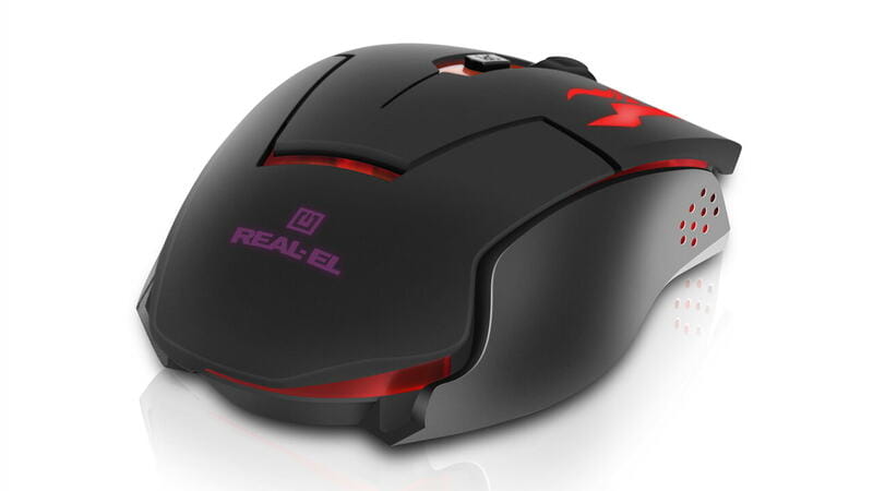 Мышь REAL-EL RM-520 Gaming Black (EL123200020)