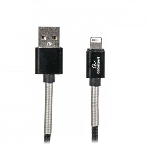 Фото - Кабель Cablexpert   USB - Lightning , преміум, 2.4 А, 1 м, чорний (CCPB (M/M)