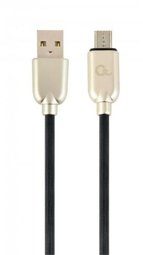 Фото - Кабель Cablexpert   USB - micro USB V 2.0 , преміум, 1 м, чорний (CC-US (M/M)