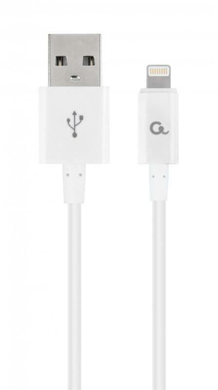 Кабель Cablexpert USB - Lightning (M/M), премиум, 2 м, белый (CC-USB2P-AMLM-2M-W)