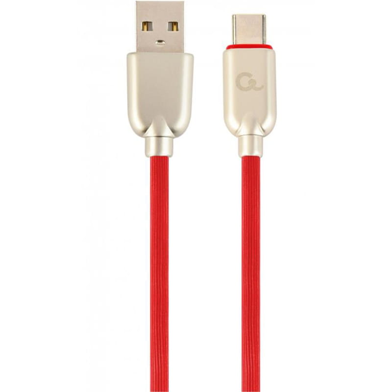 Кабель Cablexpert USB - USB Type-C V 2.0 (M/M), премиум, 2 м, красный (CC-USB2R-AMCM-2M-R)