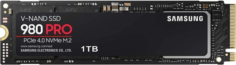 Накопитель SSD  1ТB Samsung 980 PRO M.2 2280 PCIe 4.0 x4 NVMe V-NAND MLC (MZ-V8P1T0BW)