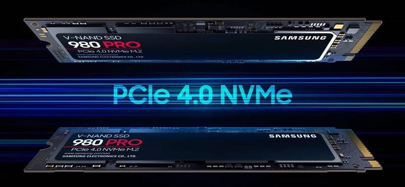 Накопитель SSD  2ТB Samsung 980 PRO M.2 2280 PCIe 4.0 x4 NVMe V-NAND MLC (MZ-V8P2T0BW)