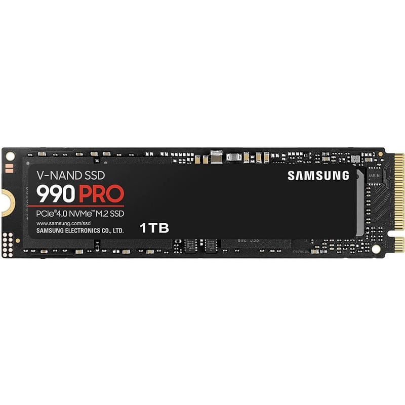 Накопитель SSD  1ТB Samsung 990 PRO M.2 2280 PCIe 4.0 x4 NVMe V-NAND MLC (MZ-V9P1T0BW)
