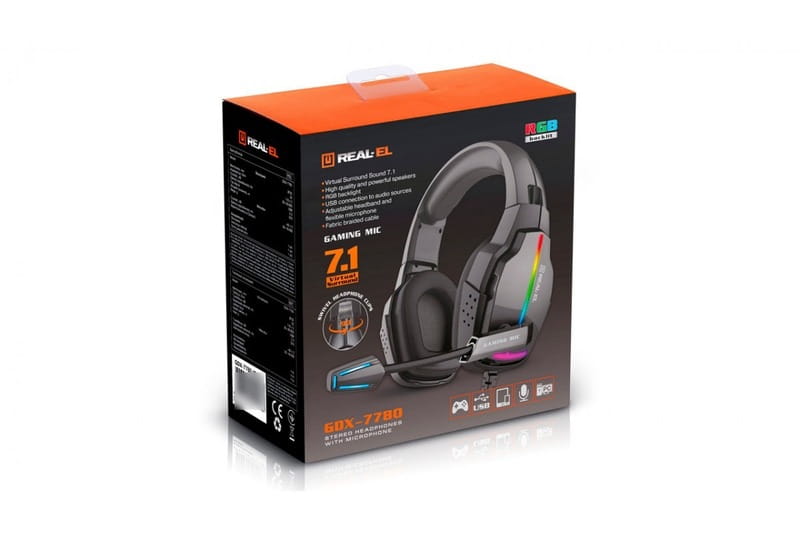 Гарнитура REAL-EL GDX-7780 Black
