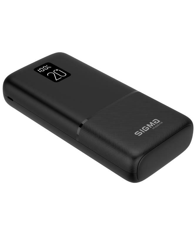 Универсальная мобильная батарея Sigma mobile X-Power SI20A2QL 20000mAh Black (4827798423813)